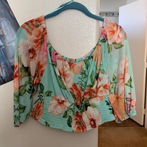 Multicolored crop top